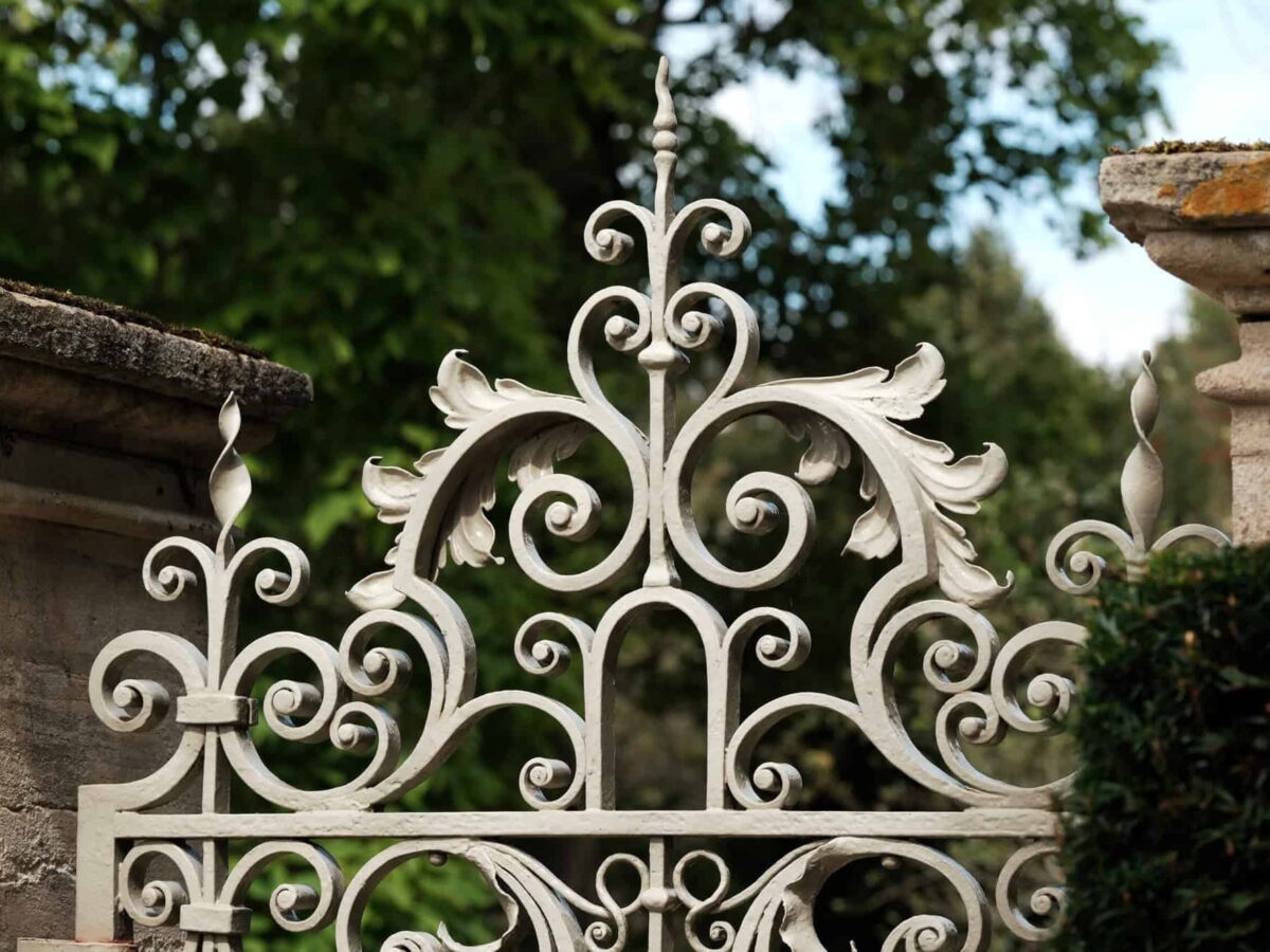 Forged Twist Decorative Metal Gates Restoring Estate
