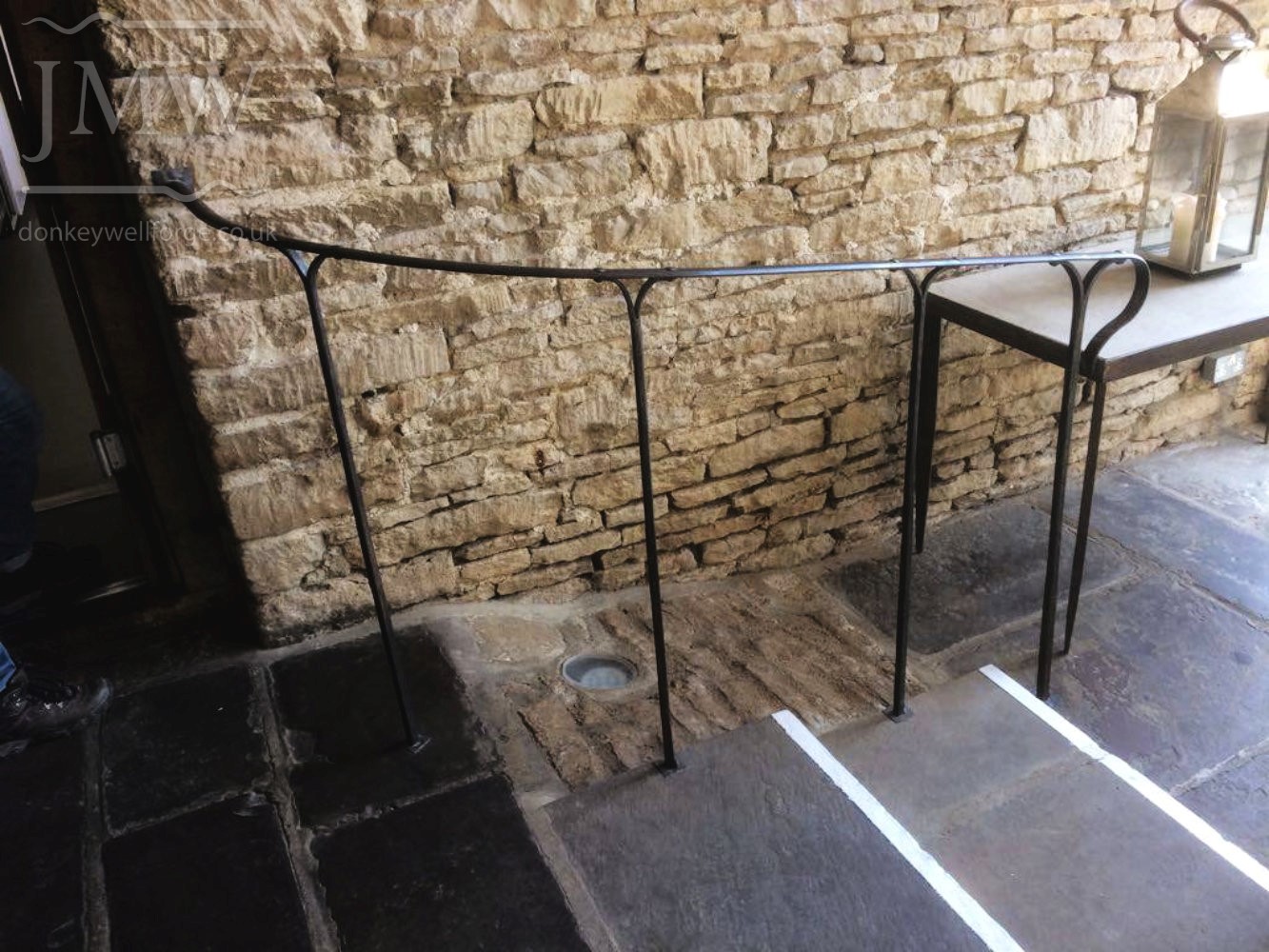 cripps-barn-wedding-venue-handrail-ornate-wrought-iron
