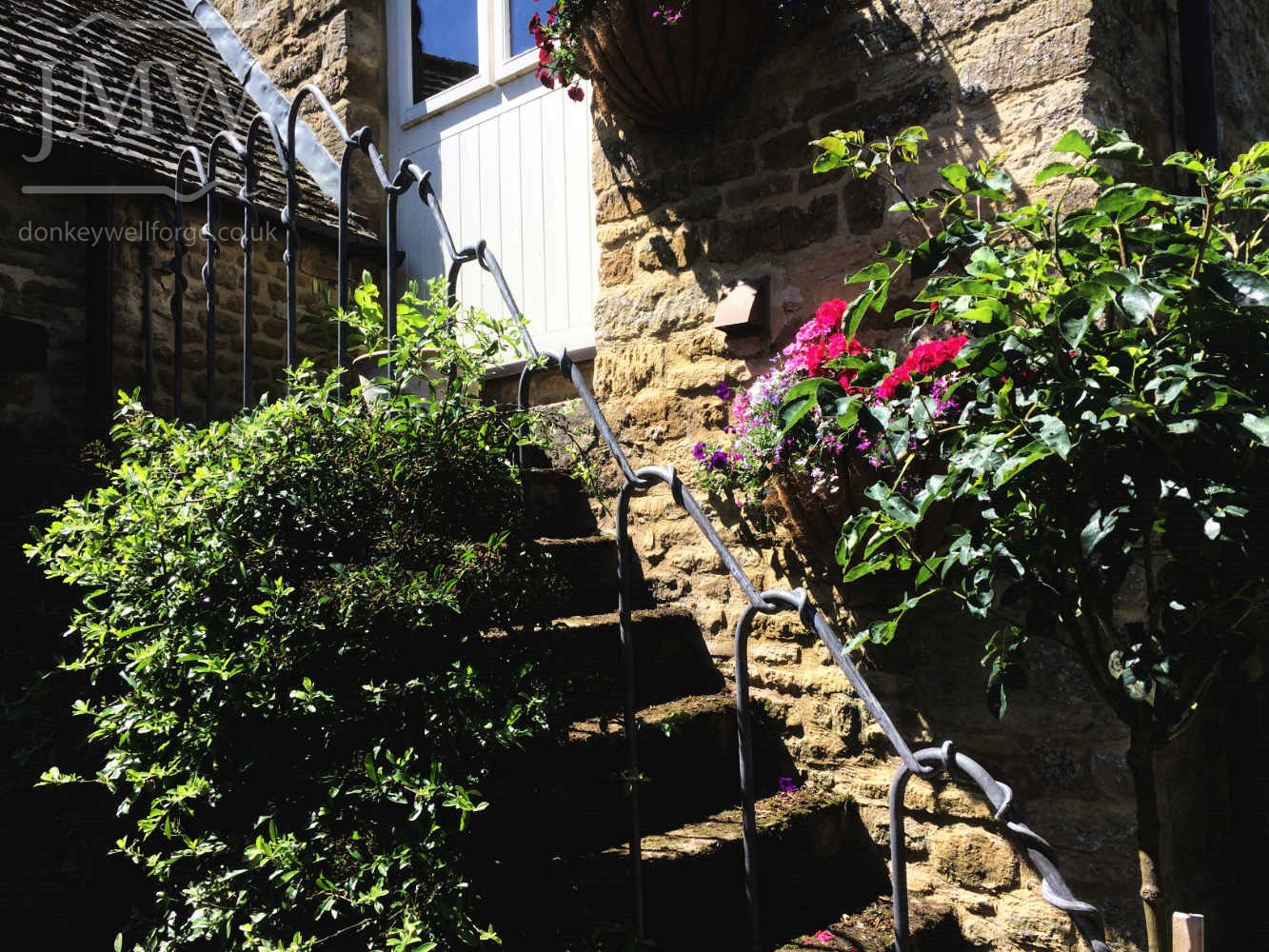 forged-ornate-stair-railing-bespoke-zinc-lead-finish-iron-garden-donkeywell
