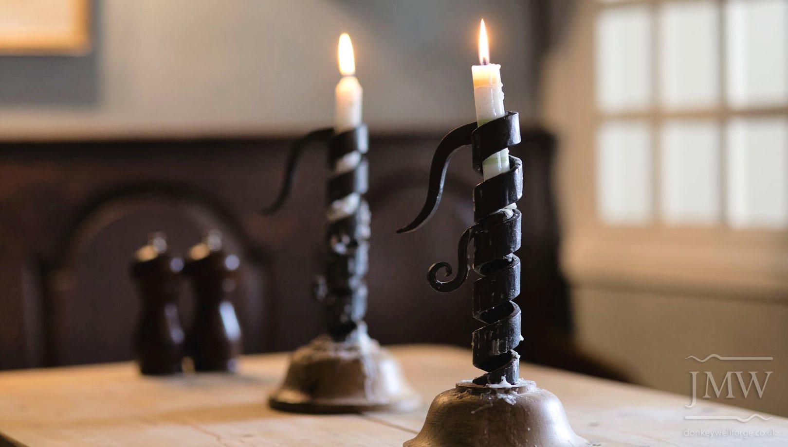 ornate-hand-forged-iron-candle-stick