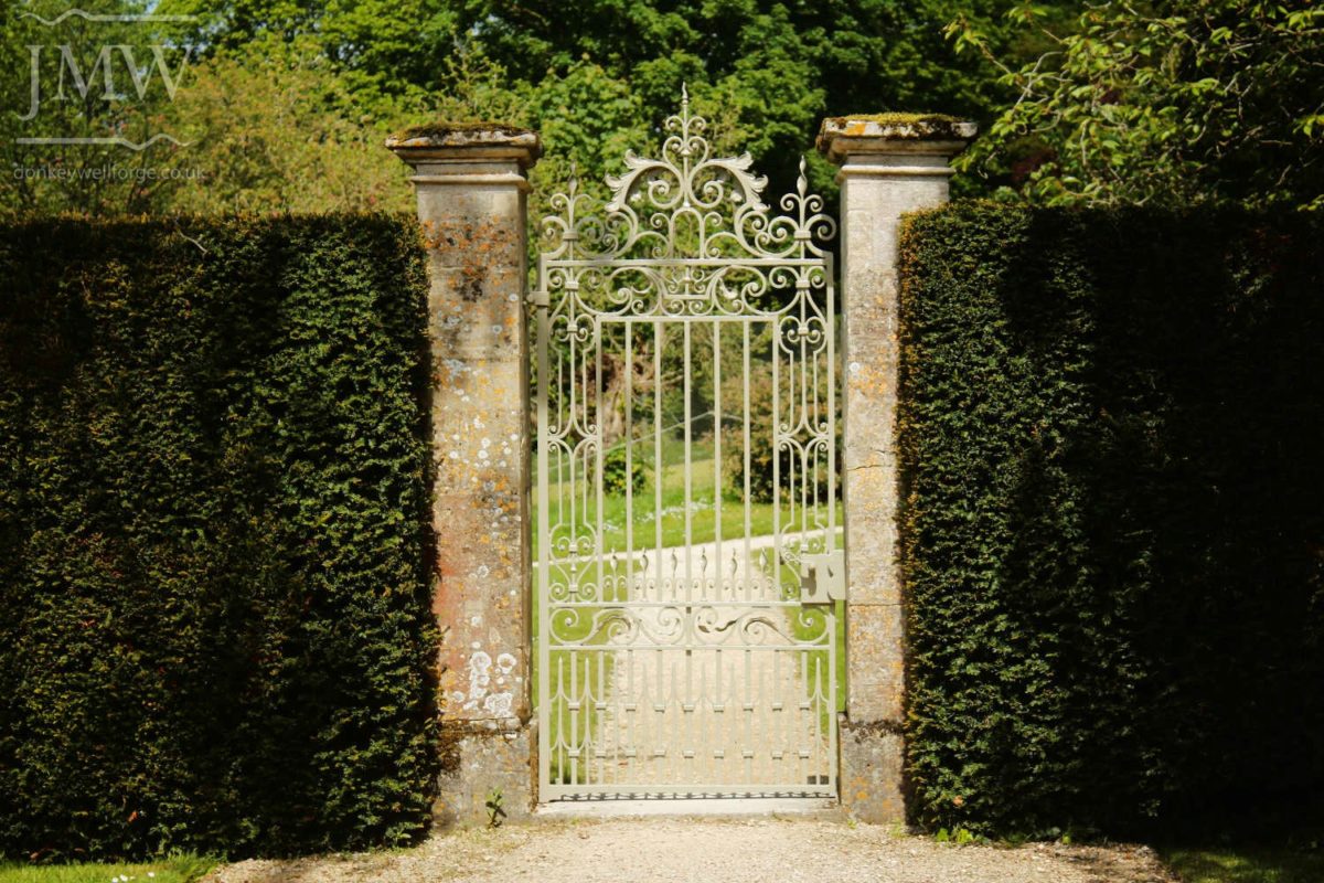 Buscot Park Gate Restoration - Blacksmith Gloucestershire Donkeywell Forge