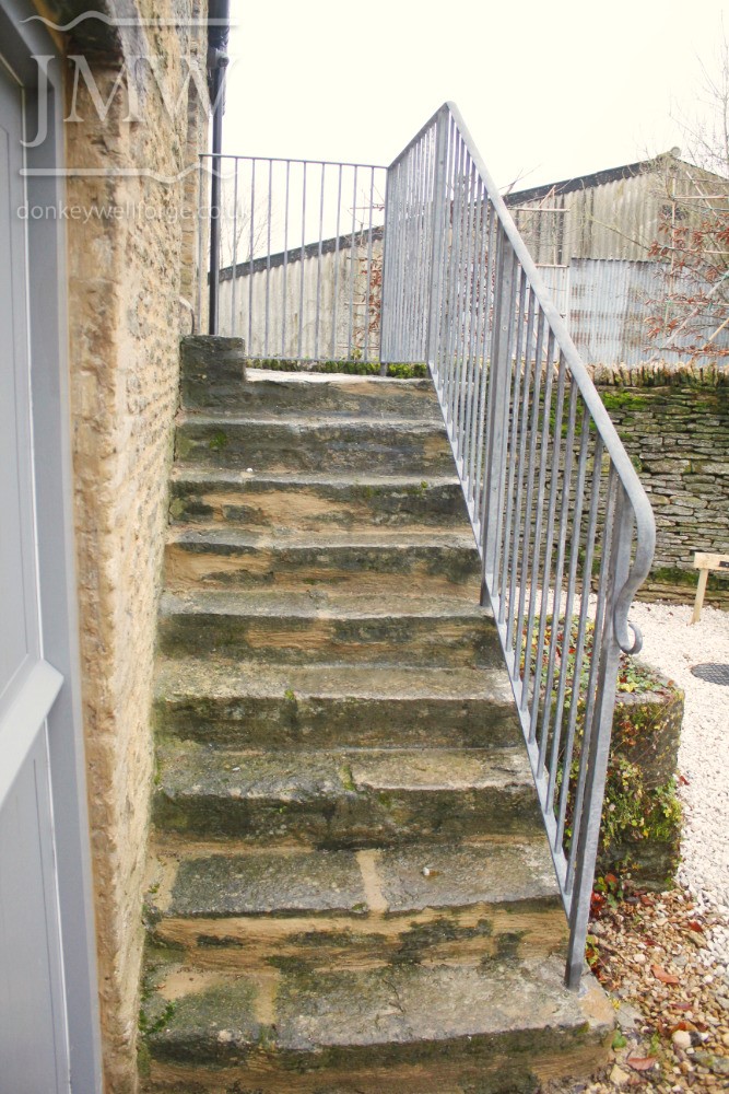 forged-ironwork-external-stair-handrail-railing