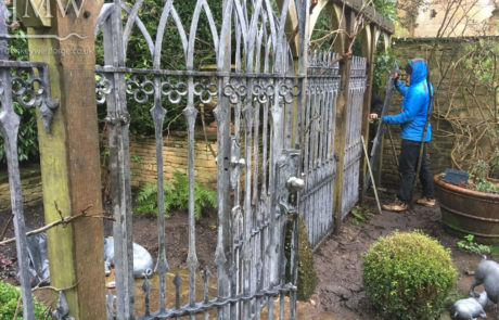 installing-gothic-garden-gates-railings-traditional-ironwork