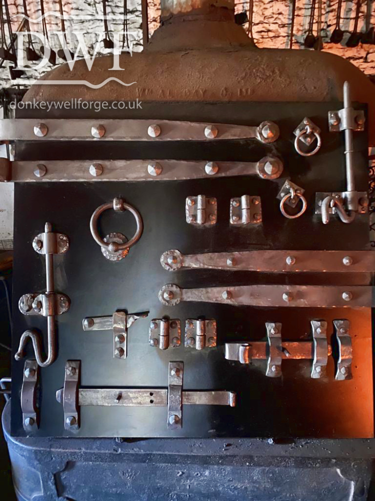 Donkeywell Forge-traditionally-forged-wrought-iron-ironmongery-hinges-locks