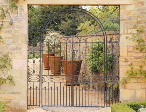 Ornate Walled Garden Gates