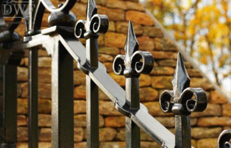traditional-ornate-decorative-scrollwork-finials-railheads-forged-swellings-ironwork-gates-donkeywell-forge