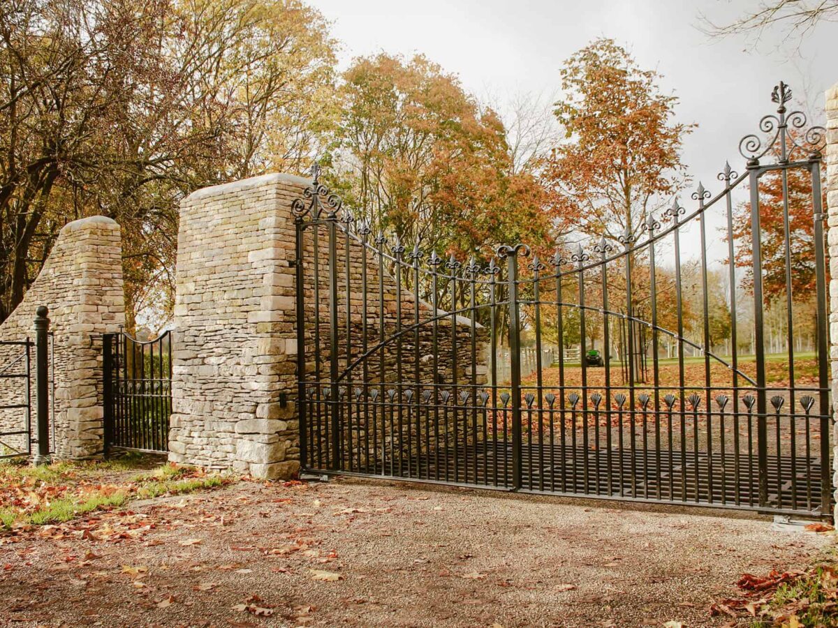 Automated Security Made to Measure Iron Entrance Gates